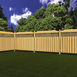 wood fence
